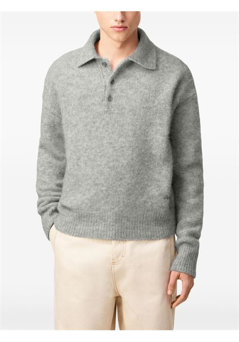 ami polo man grey AMI PARIS | HPL405.KN0021050